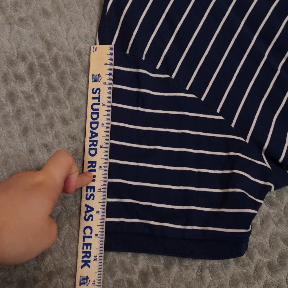 Polo Ralph Lauren Polo Mens 2XB Navy White Striped Pony Cotton Jersey